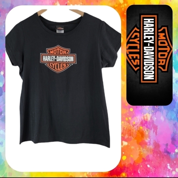 🟢 3 for $30 🟢 HARLEY DAVIDSON SHORT SLEEVE TEE SIZE LARGE - Picture 1 of 9
